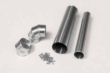 Blechmantel für Rohrisolierung: Aluminium-Blechrohre, Bögen und Schrauben