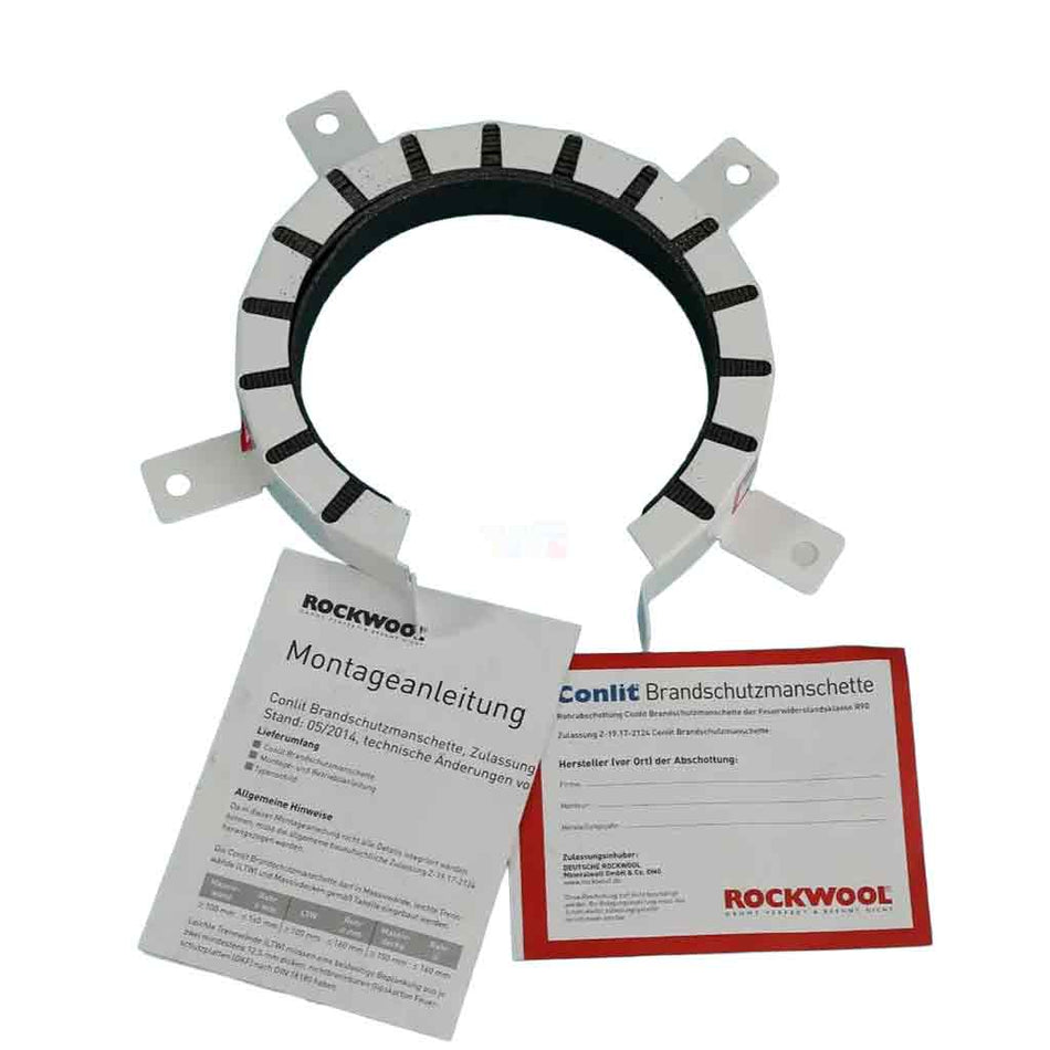 Rockwool CONLIT Rohrmanschette-Brandschutz