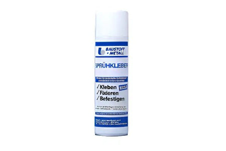 Sprühkleber Steinwolle 500 ml Dose zur Fixierung von Steinwolle Lamellenmatten – Abbildung ähnlich - Isoliershophuber - Isolierungen in Profiqualität - seit 1966