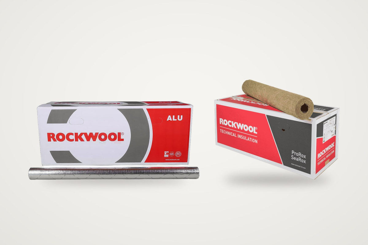 Rockwool Steinwolle – Rohrschalen, Matten & Brandschutz