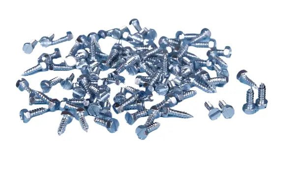 100 Stück verzinkte Schrauben für Blechmantel und Rohrisolierung – Ideal für Ihre Projekte - Isoliershophuber - Isolierungen in Profiqualität - seit 1966