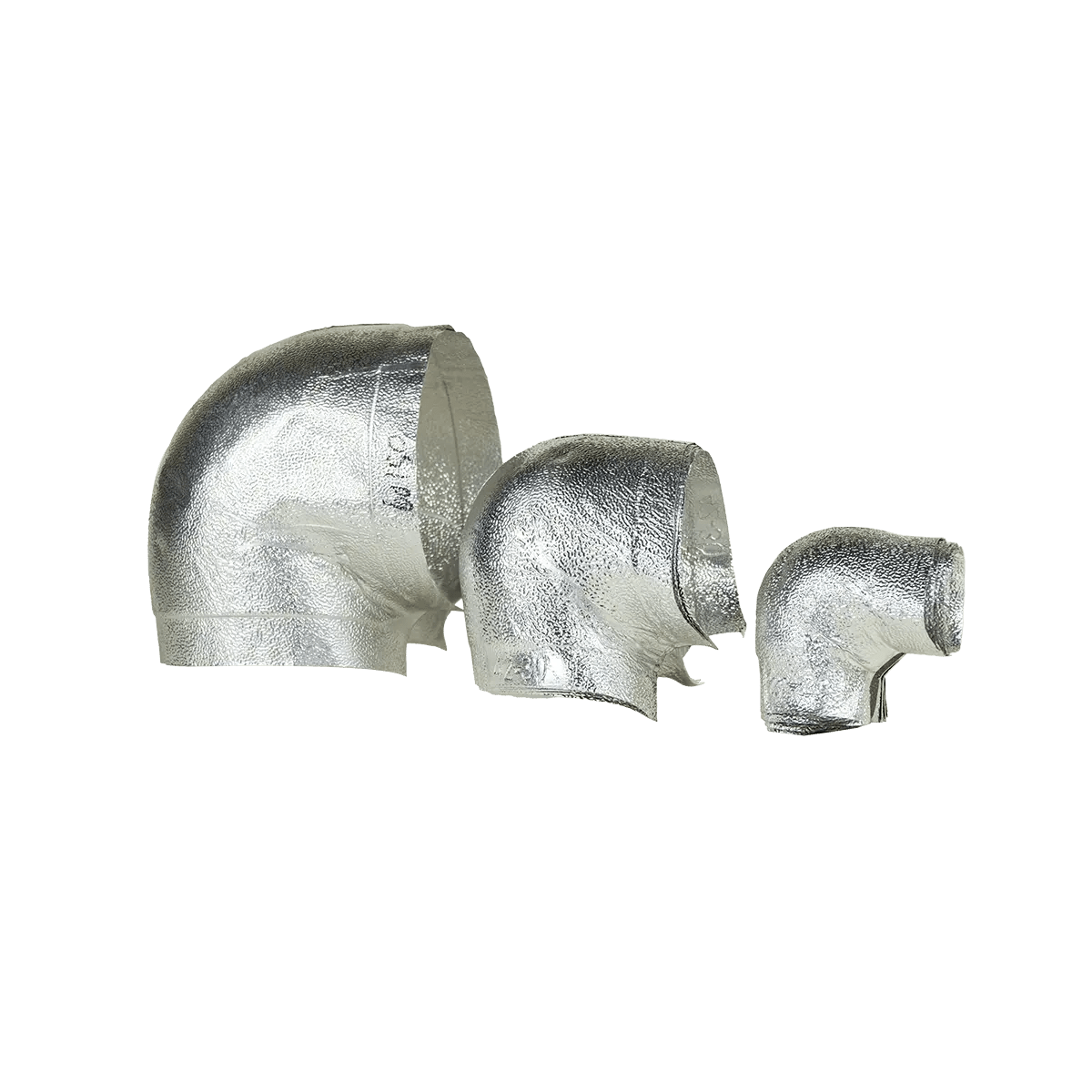 45° ALUMINIUM-Grobkorn Bogen