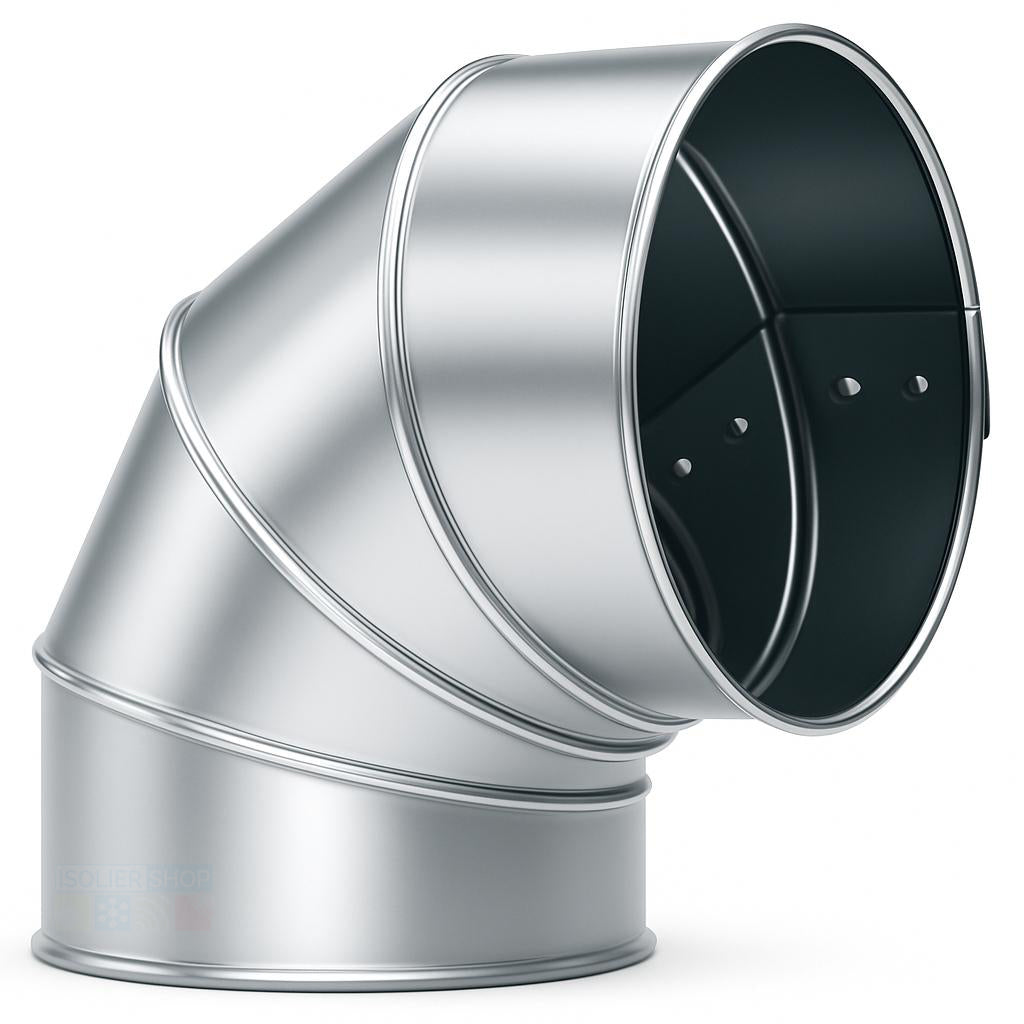 Blechbogen 90° Aluminium - 4teilig
