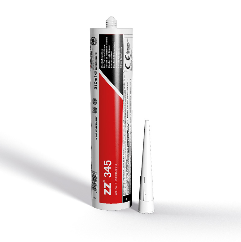 ZZ® 345 Brandschutzsilikon 310 ml Kartusche betongrau