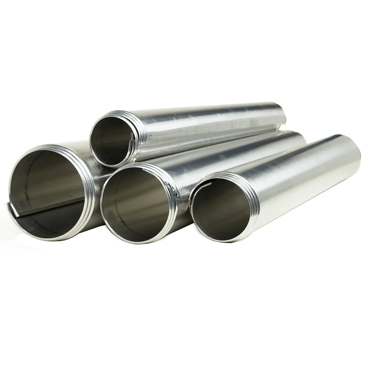 ALUMINIUM Blechrohr 1000 mm, Länge 1.000 mm - Hochwertiges Aluminiumrohr