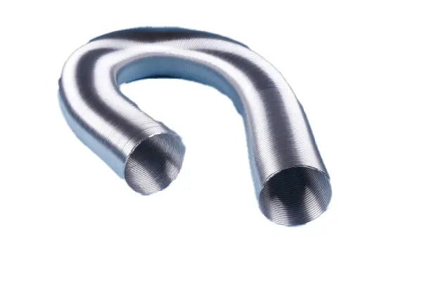 Aluminium Flexrohr 1,25 m - gestauchtes Lüftungsrohr, Länge gestaucht 1,25 m - Isoliershophuber - Isolierungen in Profiqualität - seit 1966