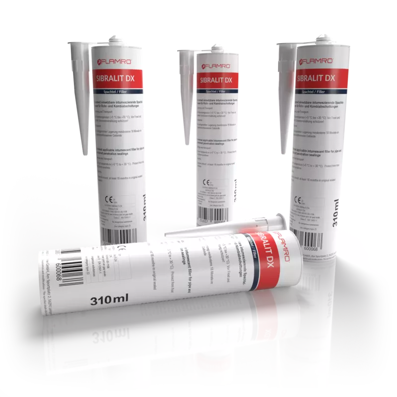 Flamro Sibarlit DX Brandschutzspachtel intumeszierened 310 ml Kartusche