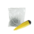 Sebald Set PVC-Nietenstecher gerade + 1.000 PVC-Nieten für PVC-Hartfolie