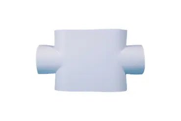 PVC T-Stück Sebald hellgrau