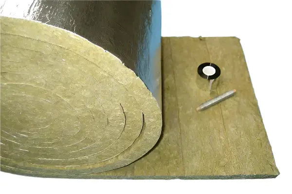 Rauchrohr Isolierung-Set Paroc aus Steinwolle Lamellenmatte alukaschiert - Isoliershophuber - Isolierungen in Profiqualität - seit 1966