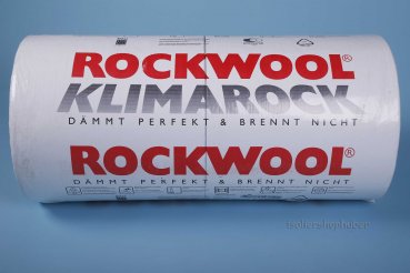 1,50 m²/100 mm Rockwool Klimarock Steinwollmatte alukaschiert Doppelballen