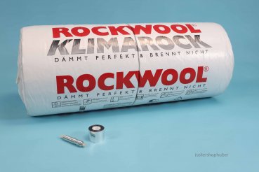 SET 20 mm/9,35 m² Rockwool Klimarock Doppelballen incl. Wickeldraht & ALU-Klebeband