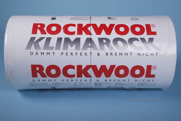 2,90 m²/60 mm Rockwool Klimarock Steinwollmatte alukaschiert Doppelballen